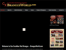 Tablet Screenshot of brangusworld.com